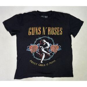 Guns N Roses Sweet Child O Mine T-shirt Women Medium Black Music Graphic